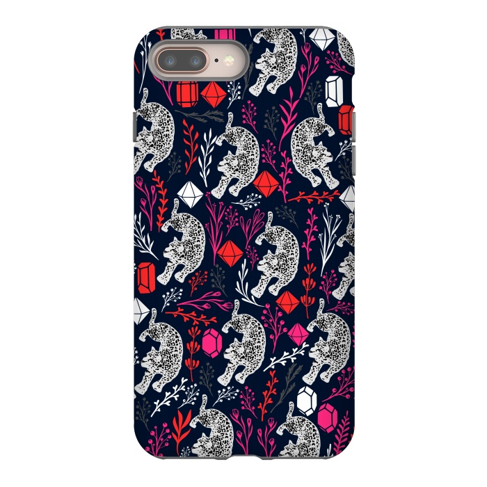 iPhone 7 plus StrongFit Snow Leopard by Karolina