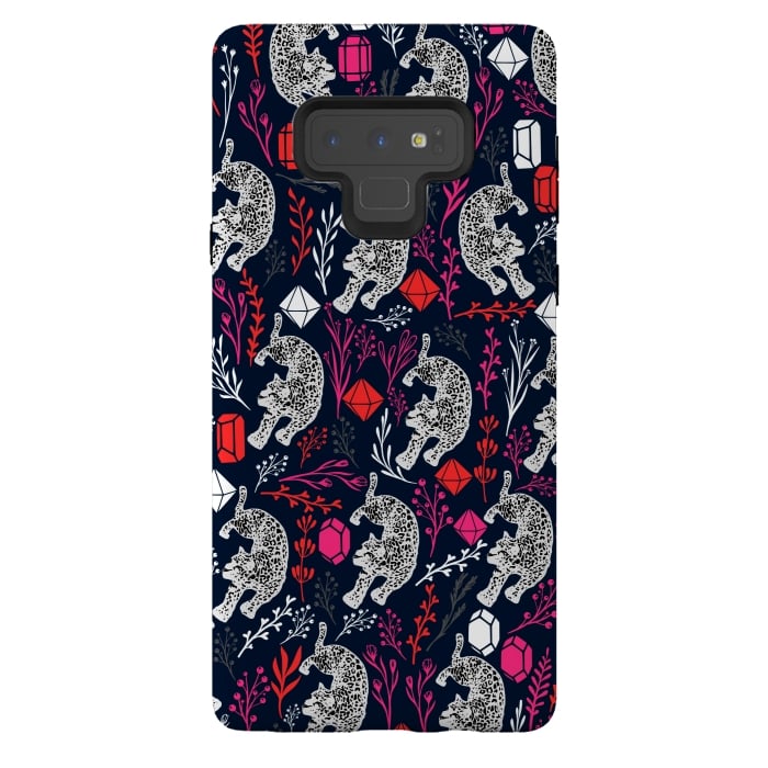 Galaxy Note 9 StrongFit Snow Leopard by Karolina
