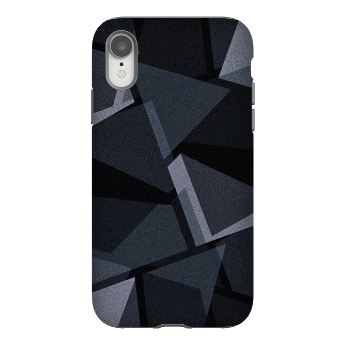 iPhone Xr StrongFit Black geometric by Jms