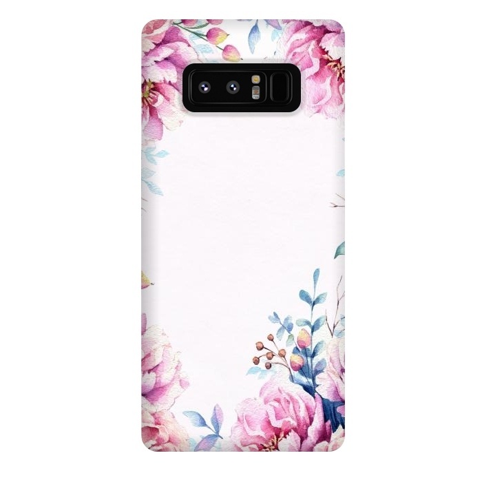 Galaxy Note 8 StrongFit Blush Spring Flowers  by  Utart