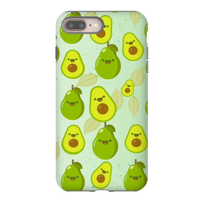 iPhone 7 plus StrongFit avocado love pattern by MALLIKA