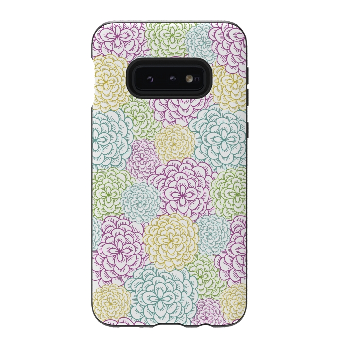 Galaxy S10e StrongFit Dahlia by TracyLucy Designs