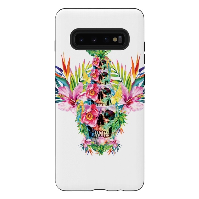 Galaxy S10 plus StrongFit The Skull Tower by Riza Peker