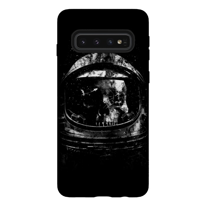Galaxy S10 StrongFit The Space Traveler by Mitxel Gonzalez