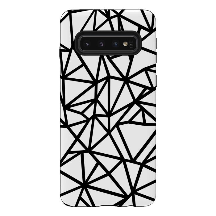 Galaxy S10 StrongFit AB Out Thick White by Project M