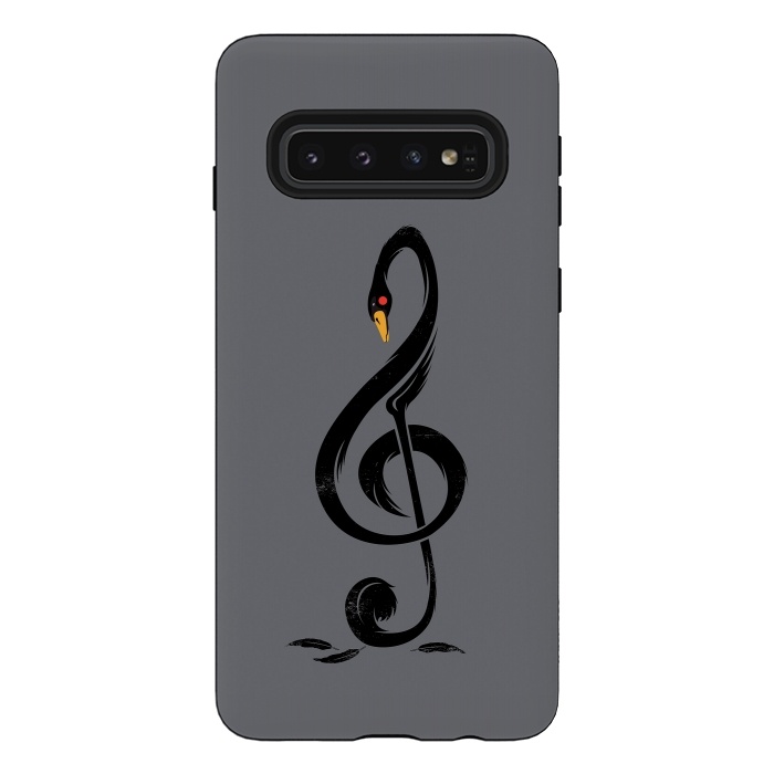 Galaxy S10 StrongFit Black Swan's Melody by Steven Toang