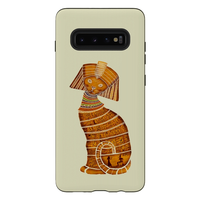 Galaxy S10 plus StrongFit Sphinx Cat by Tummeow