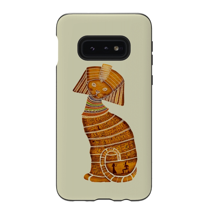 Galaxy S10e StrongFit Sphinx Cat by Tummeow