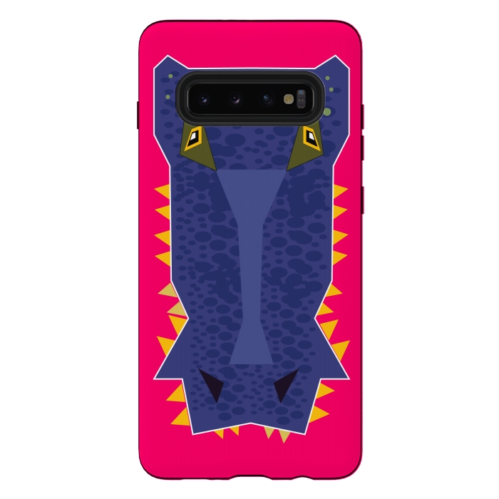 Galaxy S10 plus StrongFit Crocodile by Parag K