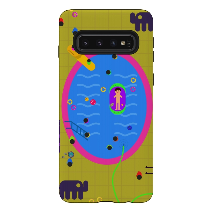Galaxy S10 StrongFit Swamming pool by Parag K