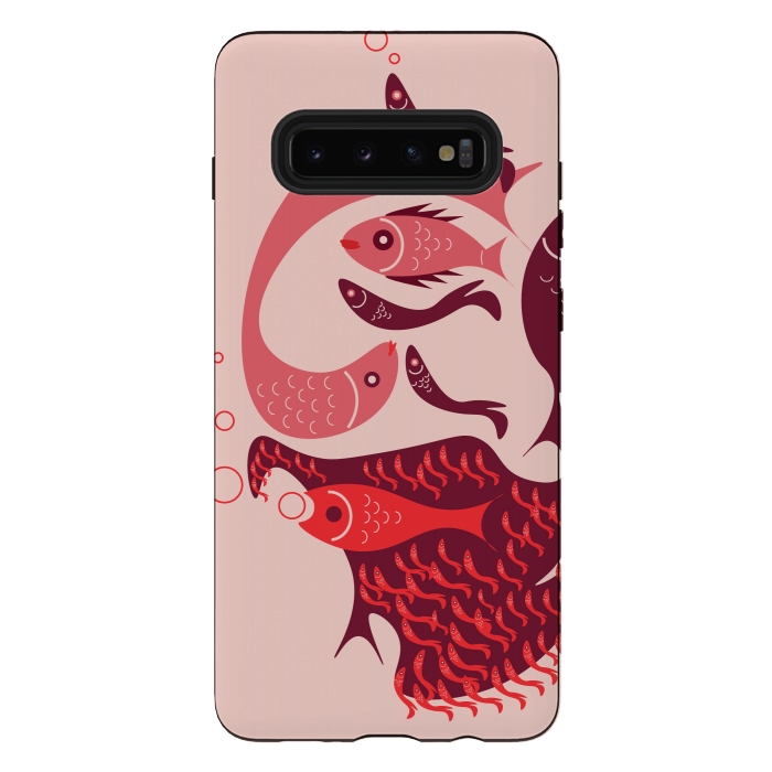 Galaxy S10 plus StrongFit Fishman by Parag K