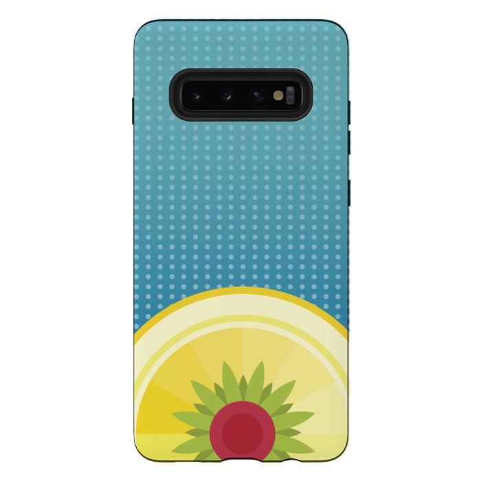 Galaxy S10 plus StrongFit Blue Hawaii by Dellán