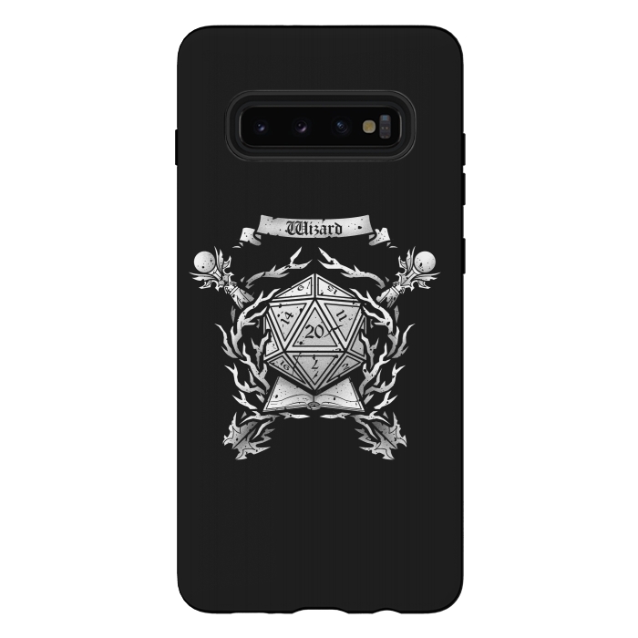 Galaxy S10 plus StrongFit Wizard Crest by Q-Artwork