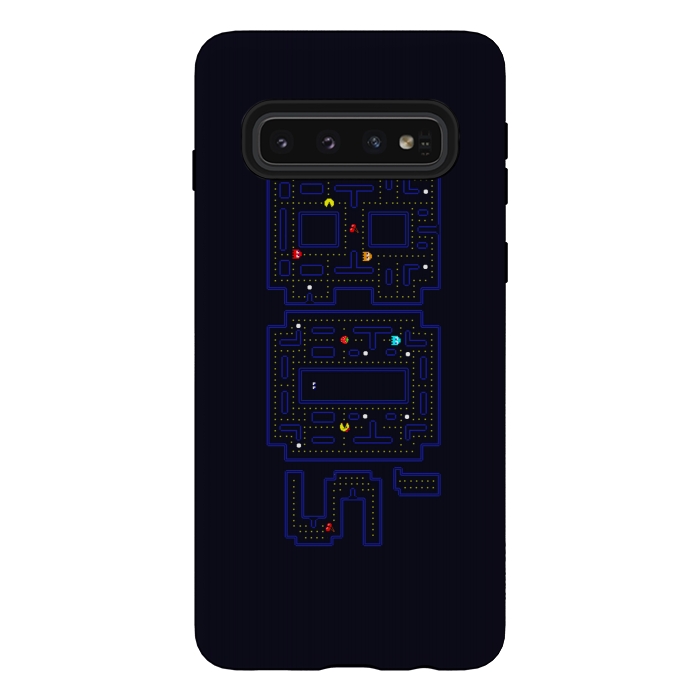 Galaxy S10 StrongFit FEELING 80'S - PACMAN by SKULLPY