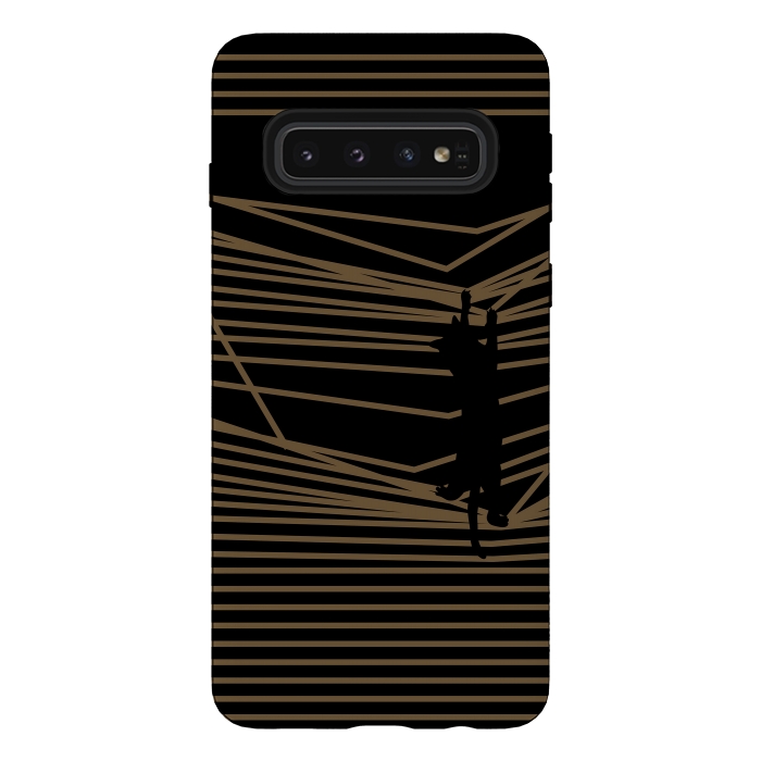 Galaxy S10 StrongFit Cats & Blinds by Vó Maria