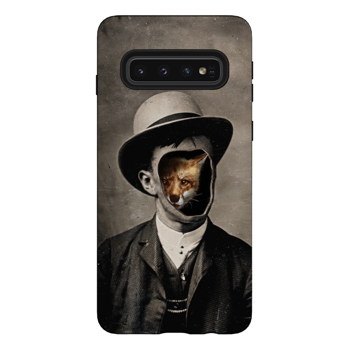 Galaxy S10 StrongFit Gentleman Fox by 38 Sunsets