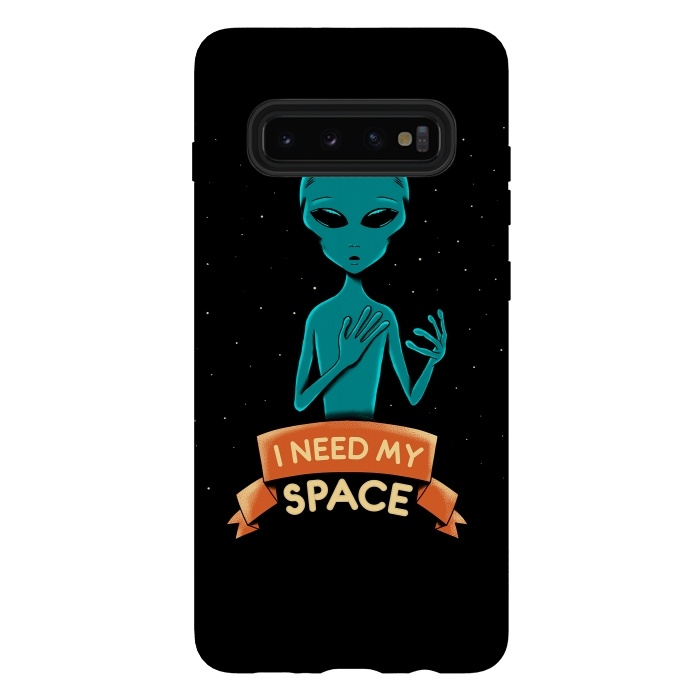 Galaxy S10 plus StrongFit I need my space by Coffee Man