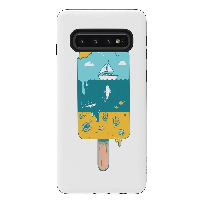 Galaxy S10 StrongFit Melted Landscape by Coffee Man