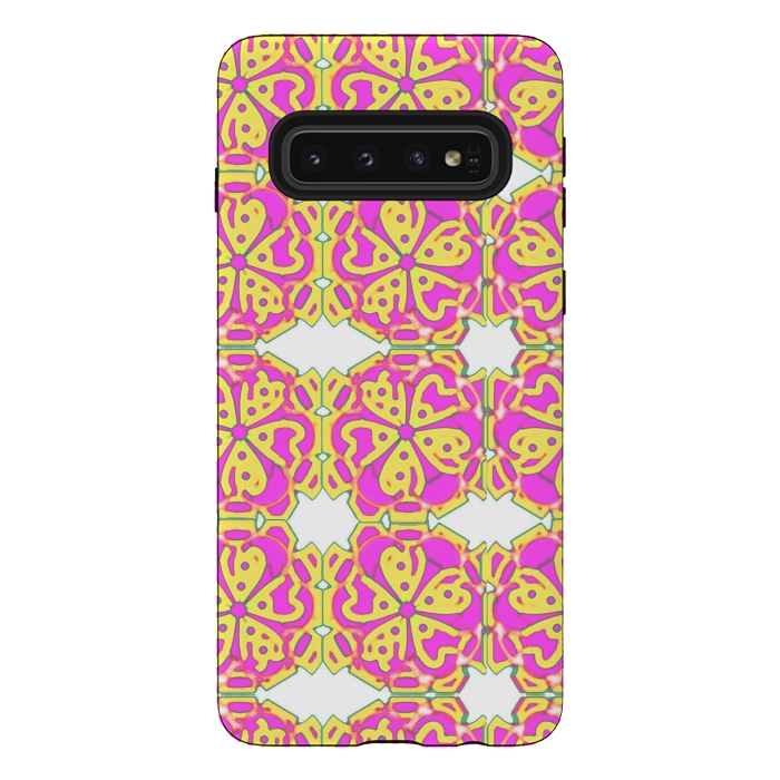 Galaxy S10 StrongFit The Spirit of the Flower by Bettie * Blue