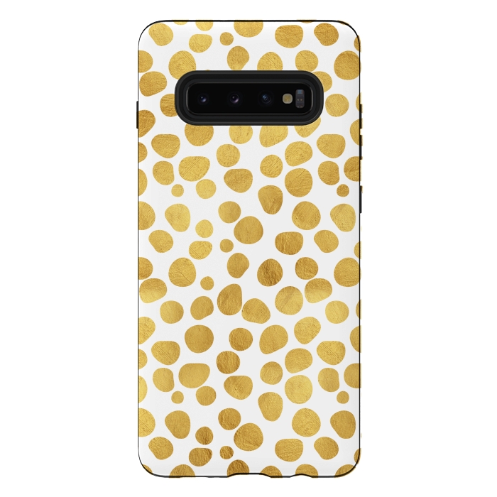 Galaxy S10 plus StrongFit Gold Spots by Uma Prabhakar Gokhale