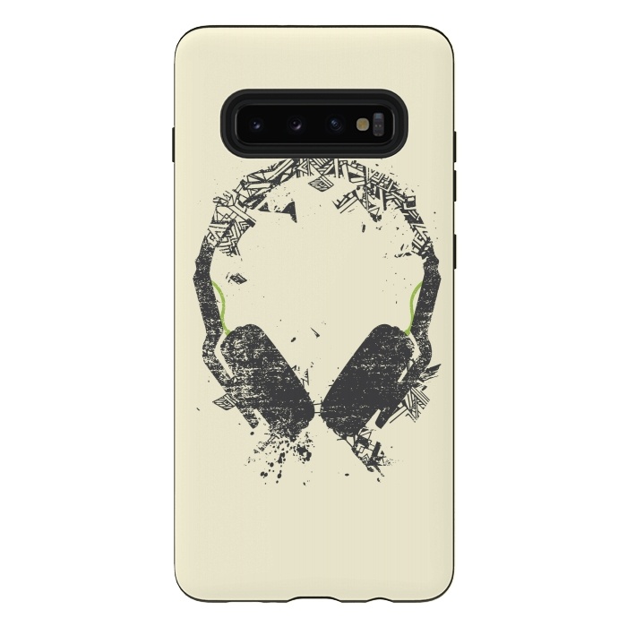 Galaxy S10 plus StrongFit Art Headphones by Sitchko
