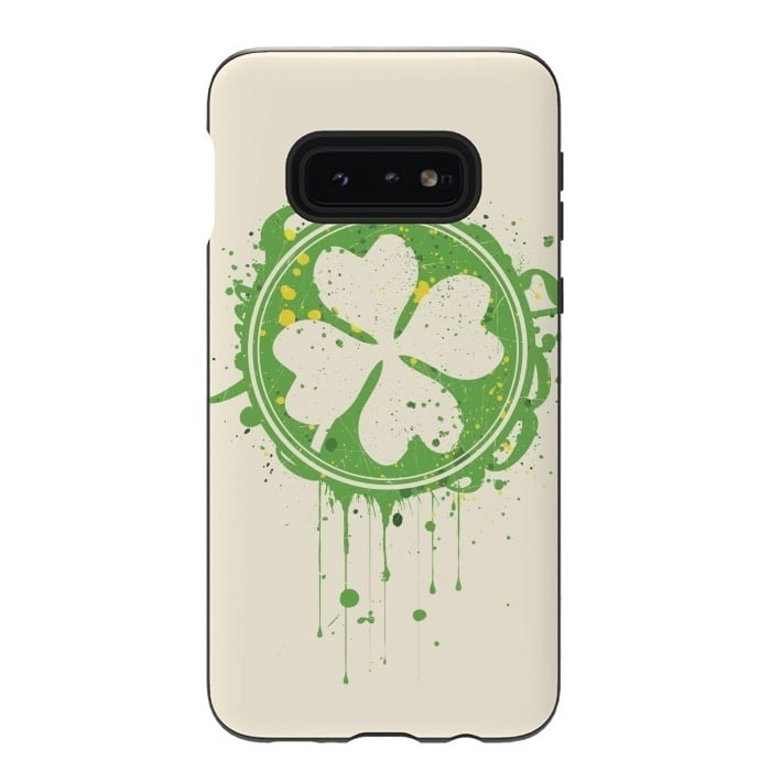 Galaxy S10e StrongFit Patrick's clover by Sitchko
