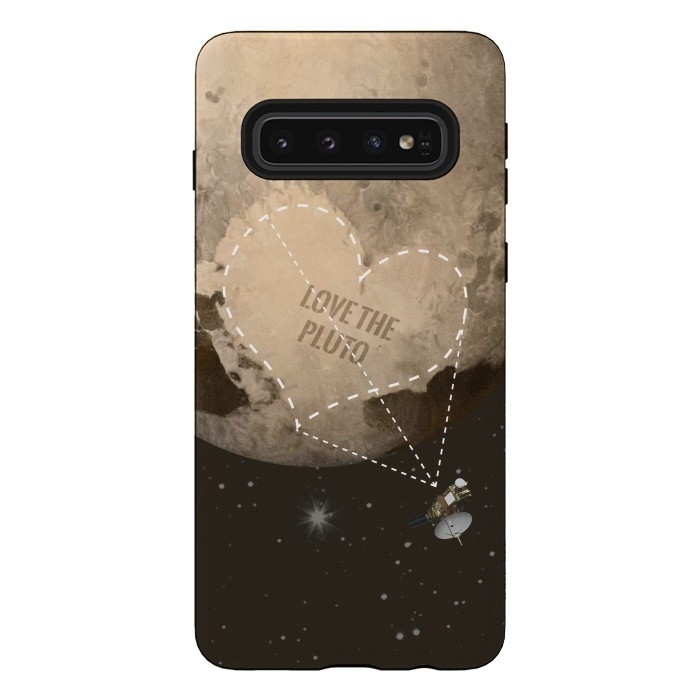Galaxy S10 StrongFit Love the Pluto by Sitchko