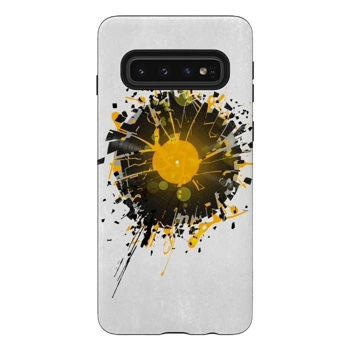 Galaxy S10 StrongFit Don't Destroy the Vinyl by Sitchko