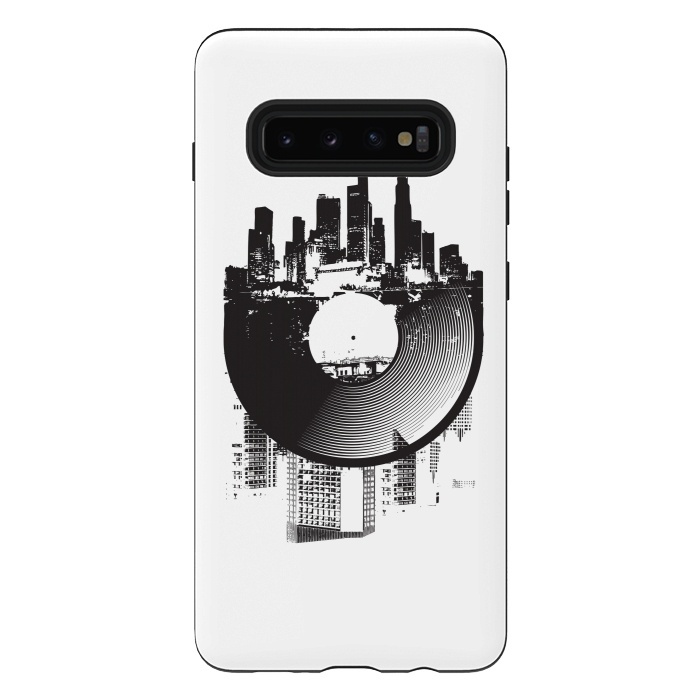 Galaxy S10 plus StrongFit Urban Vinyl by Sitchko