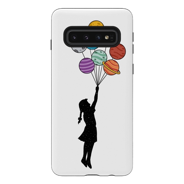 Galaxy S10 StrongFit Planets Balloons by Coffee Man