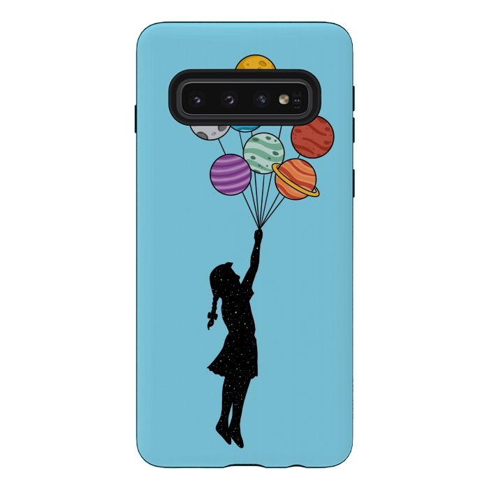 Galaxy S10 StrongFit Planets Balloons 2 by Coffee Man