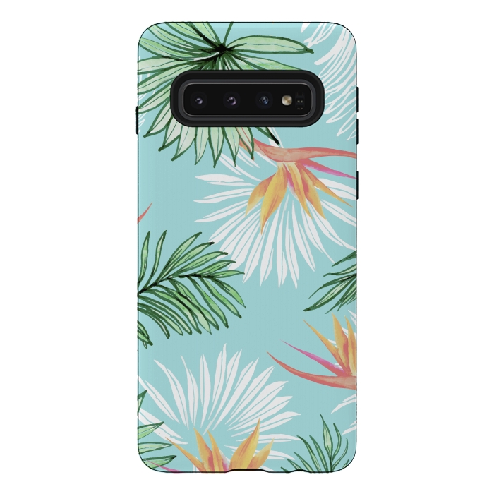 Galaxy S10 StrongFit Tropic Palm by Uma Prabhakar Gokhale