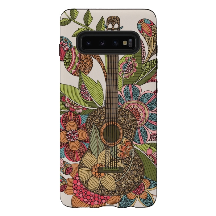 Galaxy S10 plus StrongFit Ever guitar by Valentina Harper