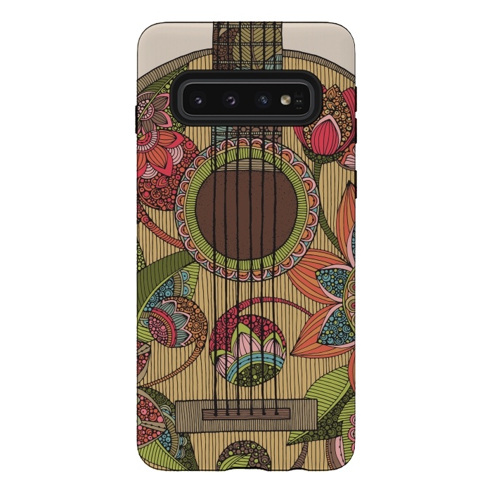 Galaxy S10 StrongFit The guitar by Valentina Harper