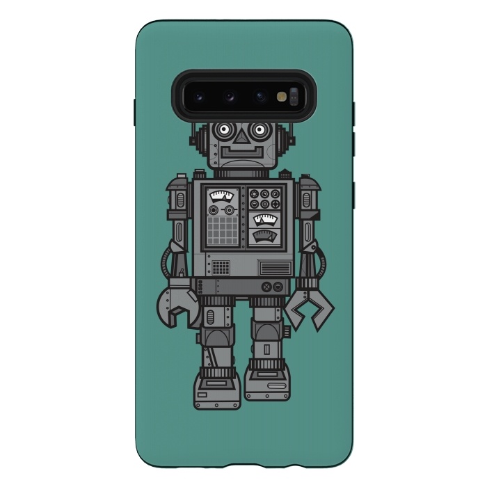 Galaxy S10 plus StrongFit A Vintage Robot Friend by Wotto