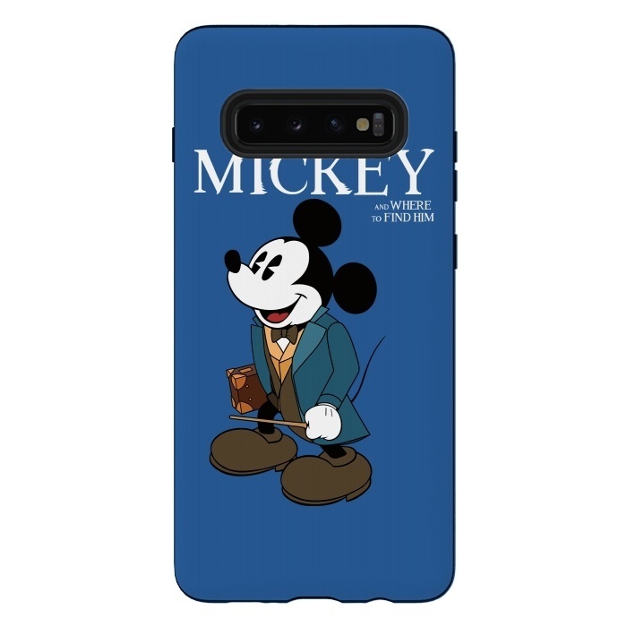Galaxy S10 plus StrongFit Fantastic Mickey by Alisterny