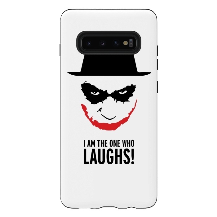 Galaxy S10 plus StrongFit Heisenberg Joker I Am The One Who Laughs Breaking Bad Dark Knight  by Alisterny