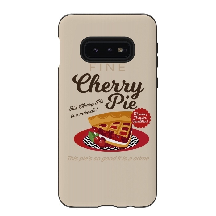 Galaxy S10e StrongFit Twin Peaks Damn Fine Cherry Pie by Alisterny