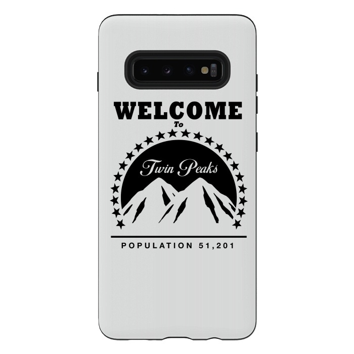 Galaxy S10 plus StrongFit Twin Peaks Paramount Logo by Alisterny