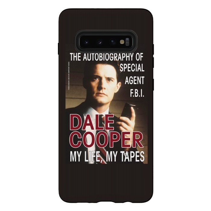 Galaxy S10 plus StrongFit Twin Peaks Dale Cooper Book by Alisterny