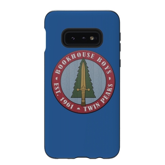 Galaxy S10e StrongFit Twin Peaks Bookhouse Boys Embroidered by Alisterny