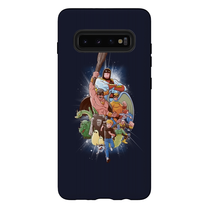 Galaxy S10 plus StrongFit CHILDHOOD HEROES by SKULLPY