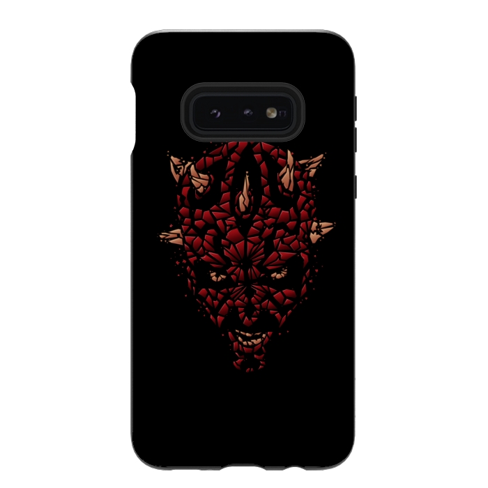 Galaxy S10e StrongFit SHATTERED EVIL by SKULLPY