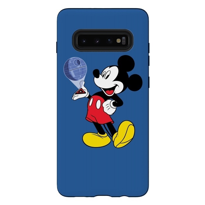 Galaxy S10 plus StrongFit Mickey Mouse Death Star Plans Star Wars by Alisterny