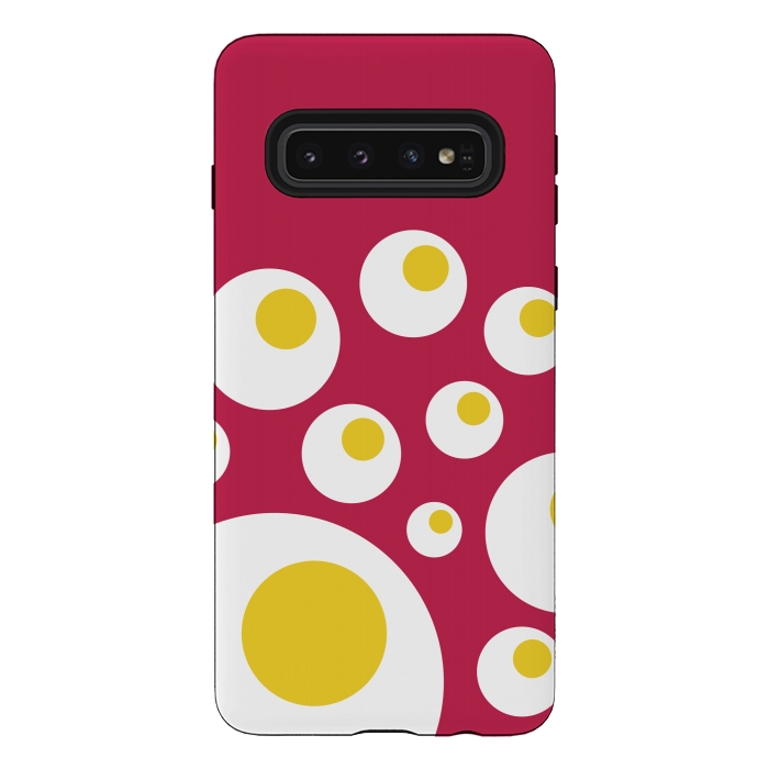 Galaxy S10 StrongFit The Fried Eggs Rebellion by Dellán