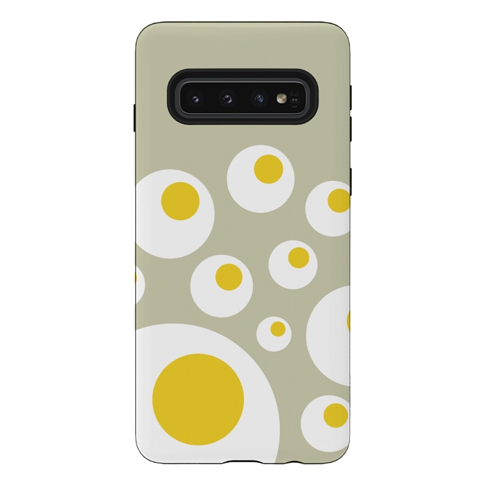 Galaxy S10 StrongFit The Fried Eggs Rebellion II by Dellán