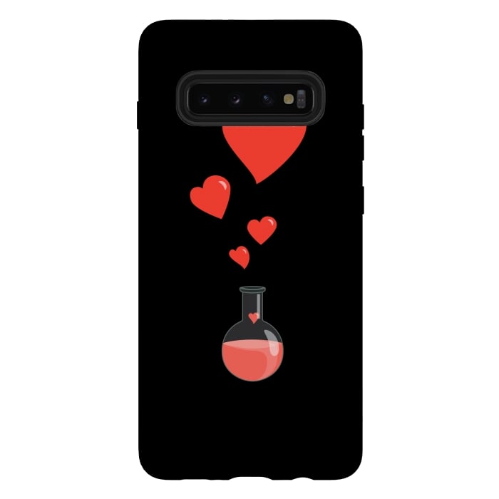 Galaxy S10 plus StrongFit Flask Of Hearts Love Chemistry by Boriana Giormova