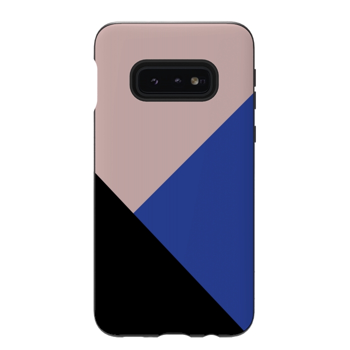 Galaxy S10e StrongFit Color Block  by Caitlin Workman