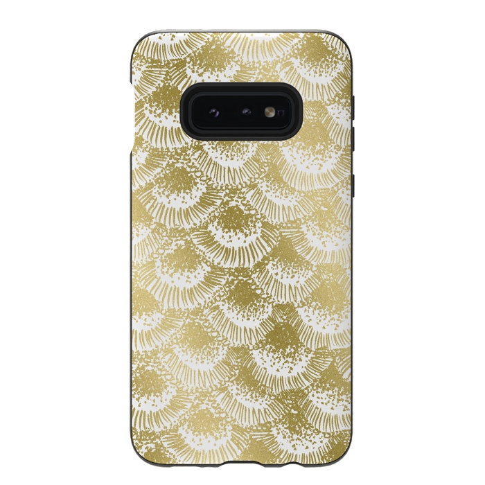 Galaxy S10e StrongFit Organic Burst Gold by Caitlin Workman