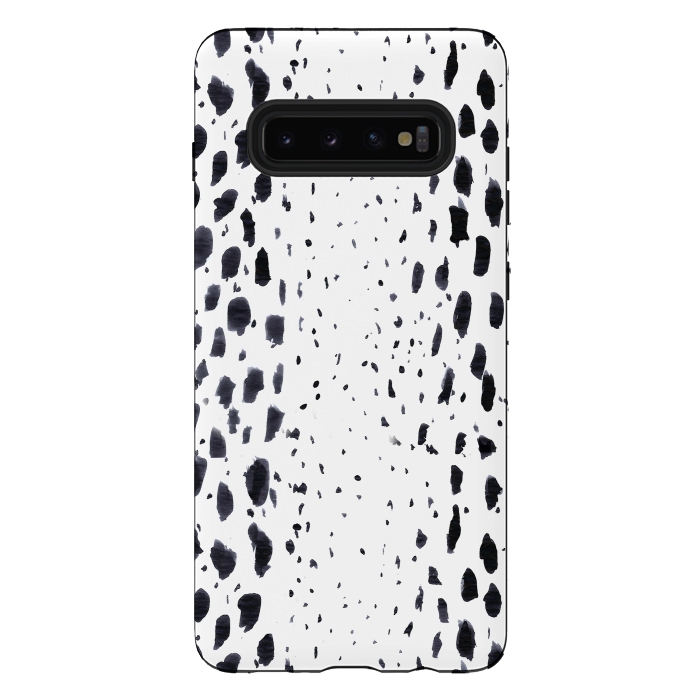 Galaxy S10 plus StrongFit Brushed Wild by Caitlin Workman